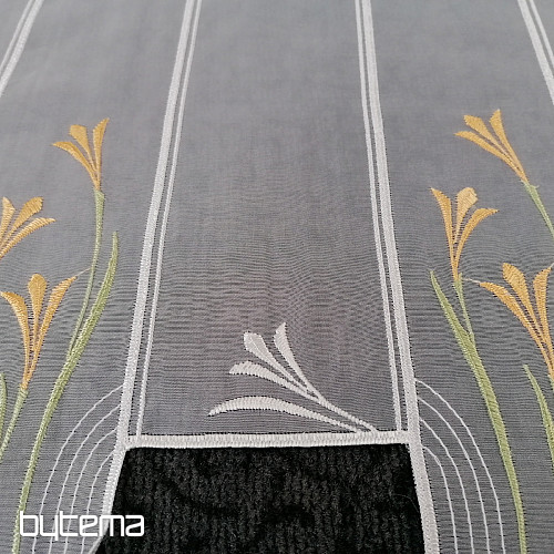 Stained glass curtain - voile 46