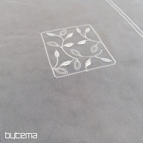 Stained glass curtain - voile with embroidery 550/045