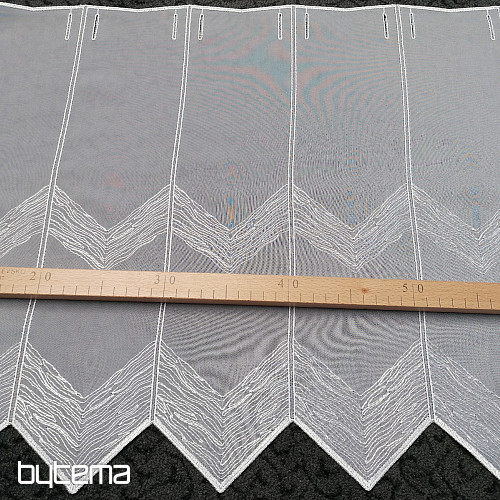 Stained glass curtain - voile with embroidery 261910