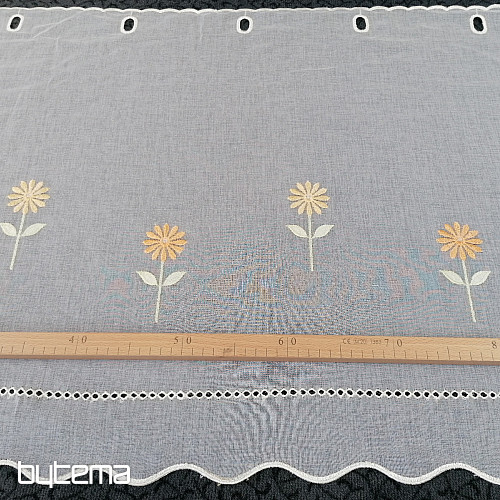 Stained glass curtain - embroidered W / 49020