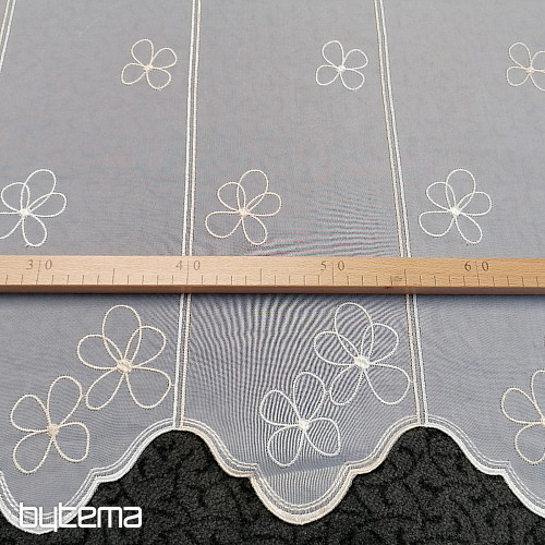 Stained glass curtain - embroidered 1118