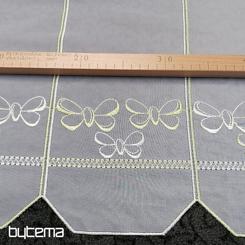 Stained glass curtain embroidered 267879