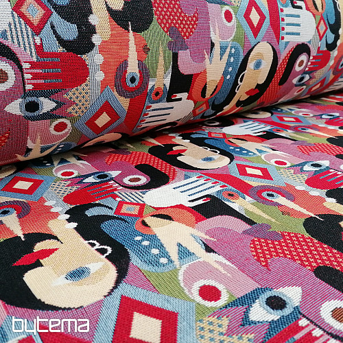 ART FACE tapestry fabric