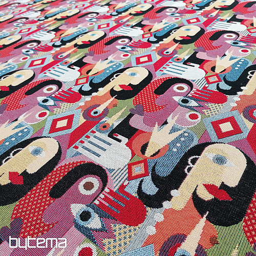 ART FACE tapestry fabric