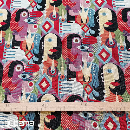 ART FACE tapestry fabric