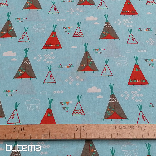 Decorative fabric INDIAN TEPEE