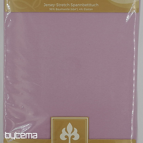 Jersey sheet BAMBOO - BIO COTTON purple