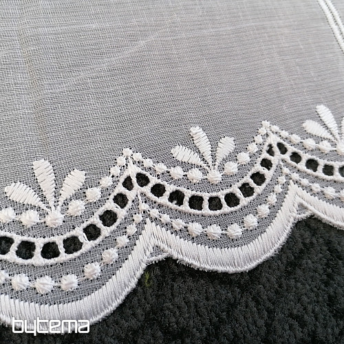 Stained glass curtain - with embroidery 26202