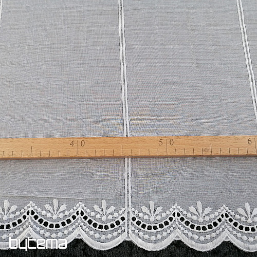 Stained glass curtain - with embroidery 26202