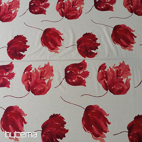 Decorative fabric IZALINE rouge