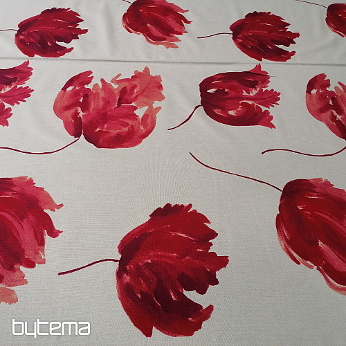 Decorative fabric IZALINE rouge