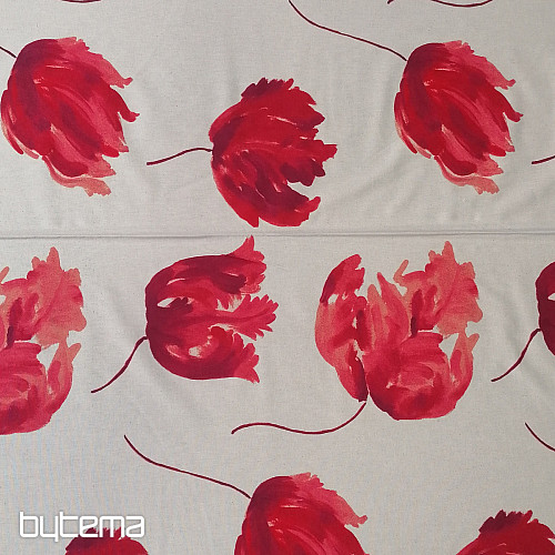 Decorative fabric IZALINE rouge