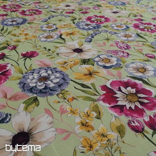 Decorative fabric KEILA green