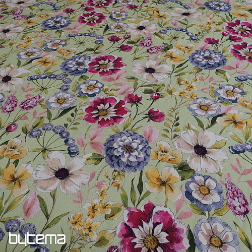 Decorative fabric KEILA green