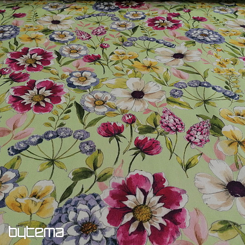 Decorative fabric KEILA green