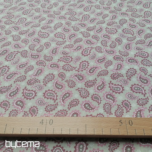 Cotton fabric Tears pink