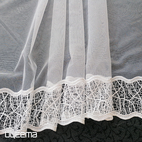 Luxurious curtain GERSTER 11619 white