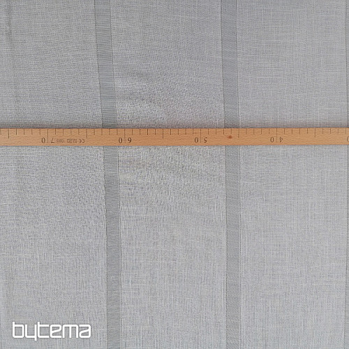 Curtain GERSTER 11296 white with stripes