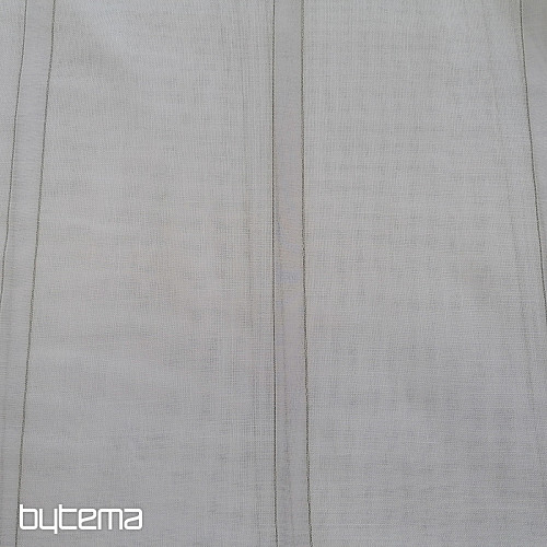 Curtain GERSTER 11296 white with stripes