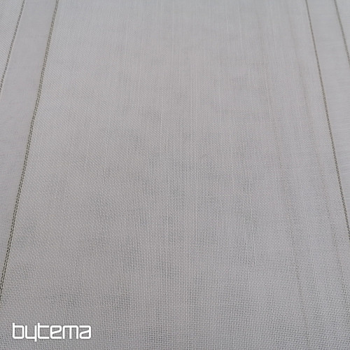 Curtain GERSTER 11296 white with stripes