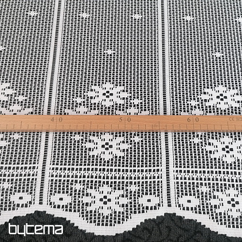 Short jacquard curtain 115 cm