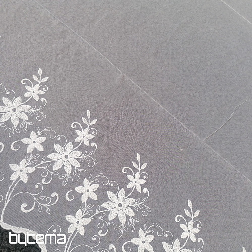 Luxury embroidered curtain H1 / 2913/175/01 white