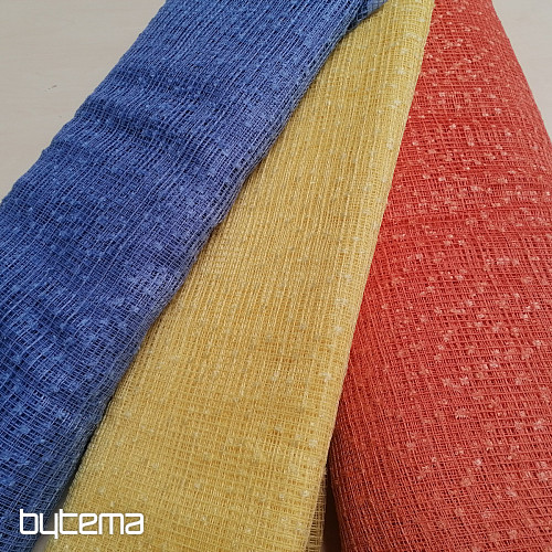 Mesh curtain 2423 / c26 / 260 yellow