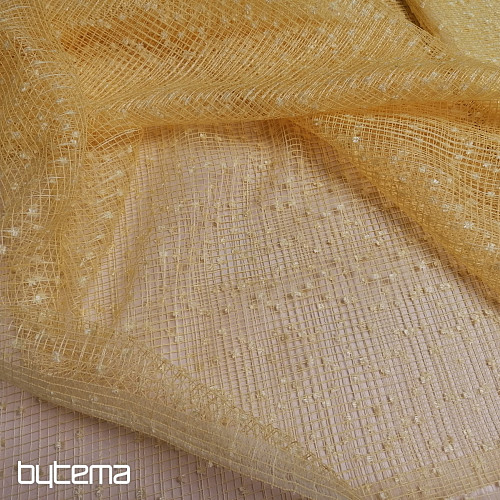 Mesh curtain 2423 / c26 / 260 yellow