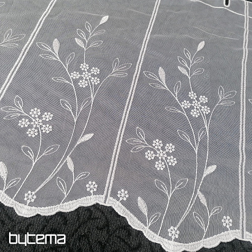Stained glass curtain embroidered 11443