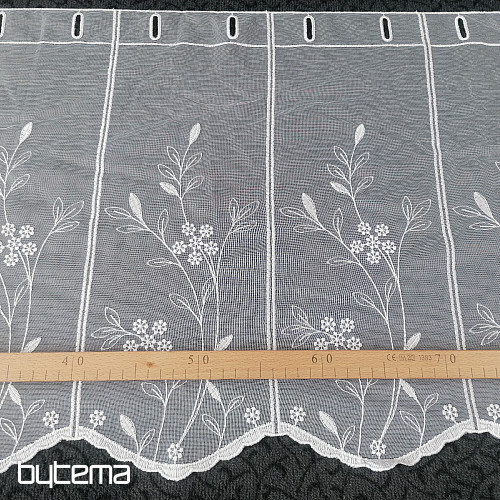 Stained glass curtain embroidered 11443