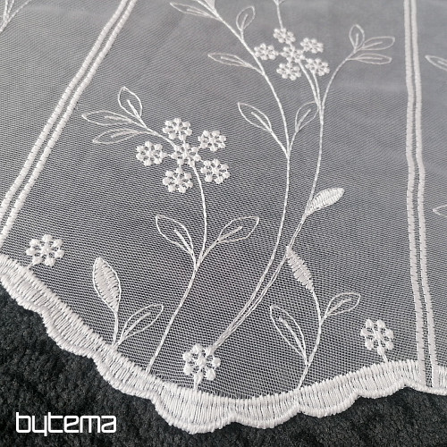 Stained glass curtain embroidered 11443