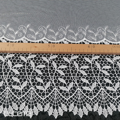 Luxury curtain GERSTER 11741 white
