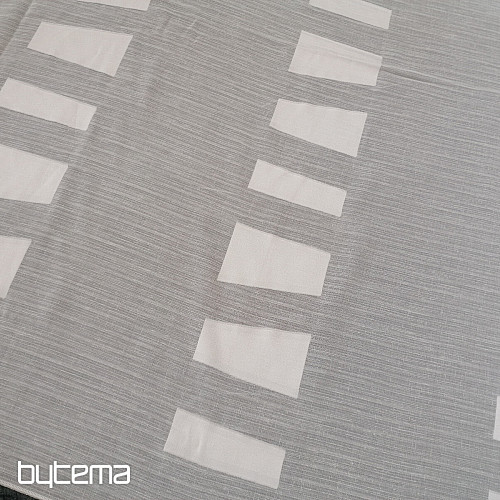 Luxury light cream curtain 11148
