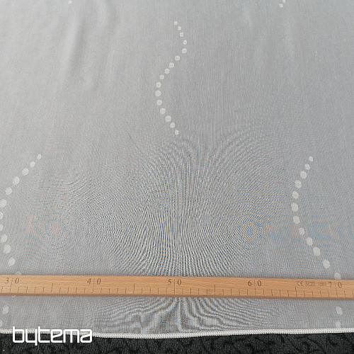 Voial curtain SMARAGD - light cream