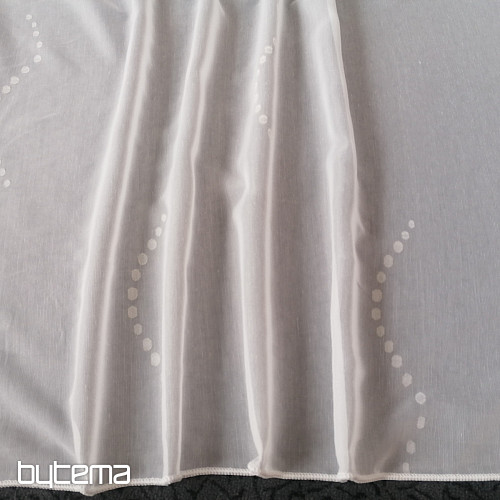 Voial curtain SMARAGD - light cream