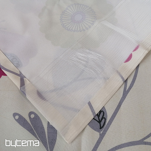 Decorative curtain Flowers 1 -140x240 cm