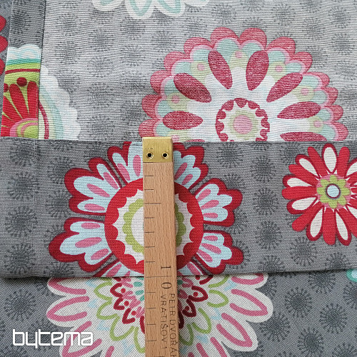 Decorative curtain Mandala flower -130x245 cm