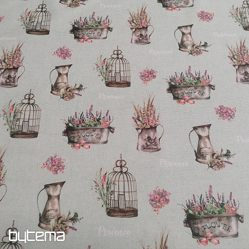 Decorative fabric PROVANCE-G green