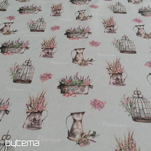 Decorative fabric PROVANCE-G green