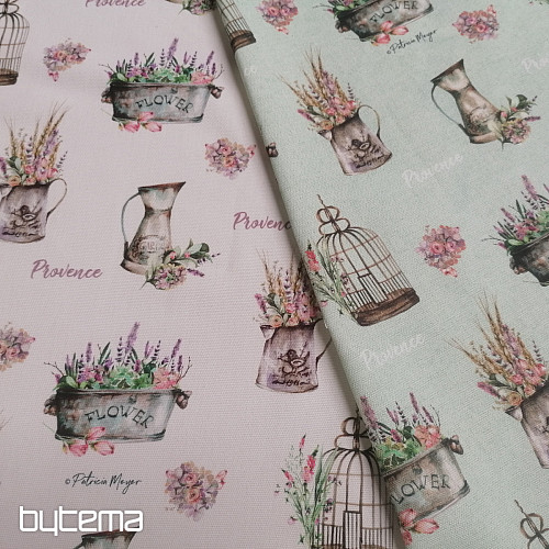 Decorative fabric PROVANCE-G white