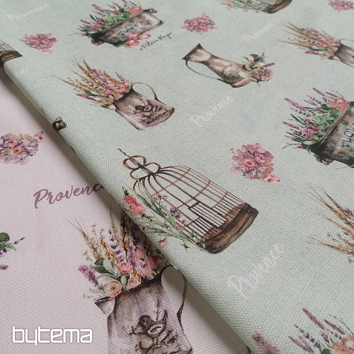 Decorative fabric PROVANCE-G green