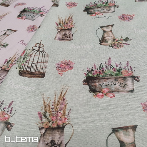Decorative fabric PROVANCE-G green