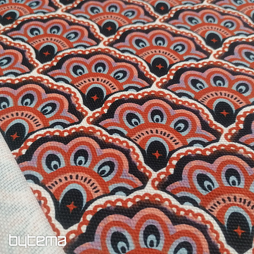 Decorative fabric VARANASI-K Orange