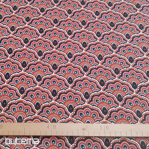 Decorative fabric VARANASI-K Orange