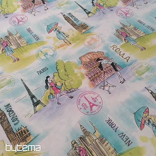 Decorative fabric TRAVEL