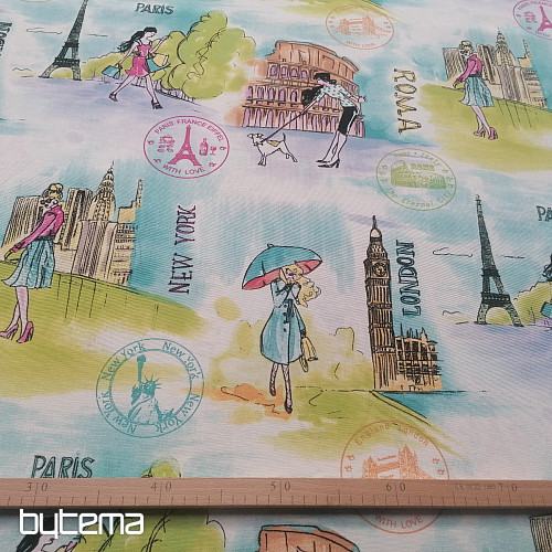 Decorative fabric TRAVEL