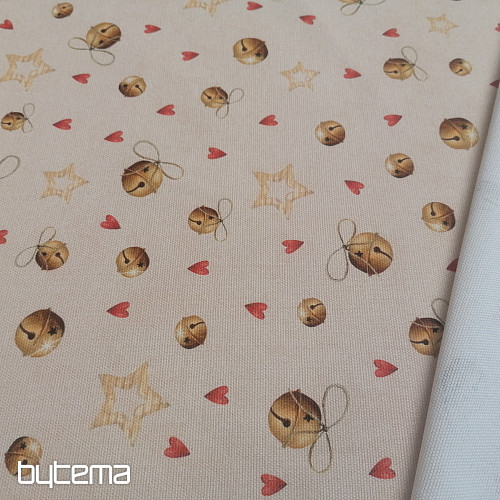Christmas decorative fabric ROLNIČKY