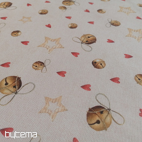 Christmas decorative fabric ROLNIČKY