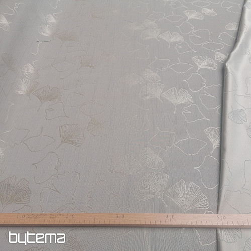 Decorative fabric GRACE GINKO 97 gray