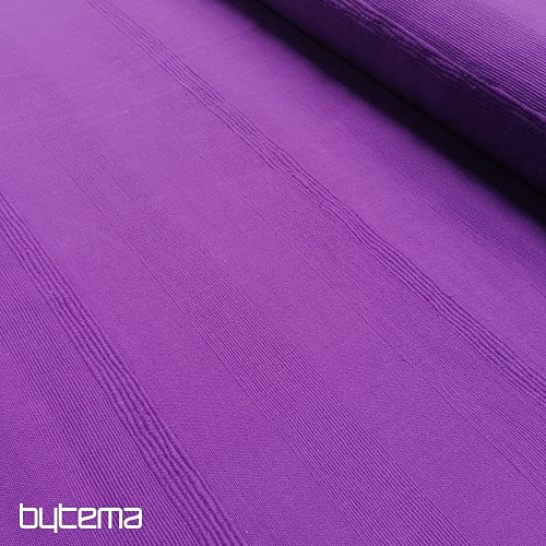 Solid cotton fabric KARUR violet